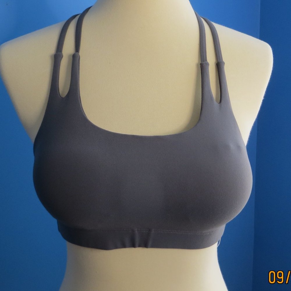 Gray Sports Bra